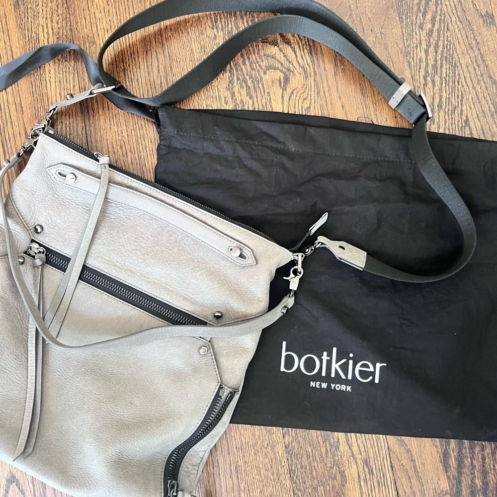 Botkier Gray Leather Women's Bag